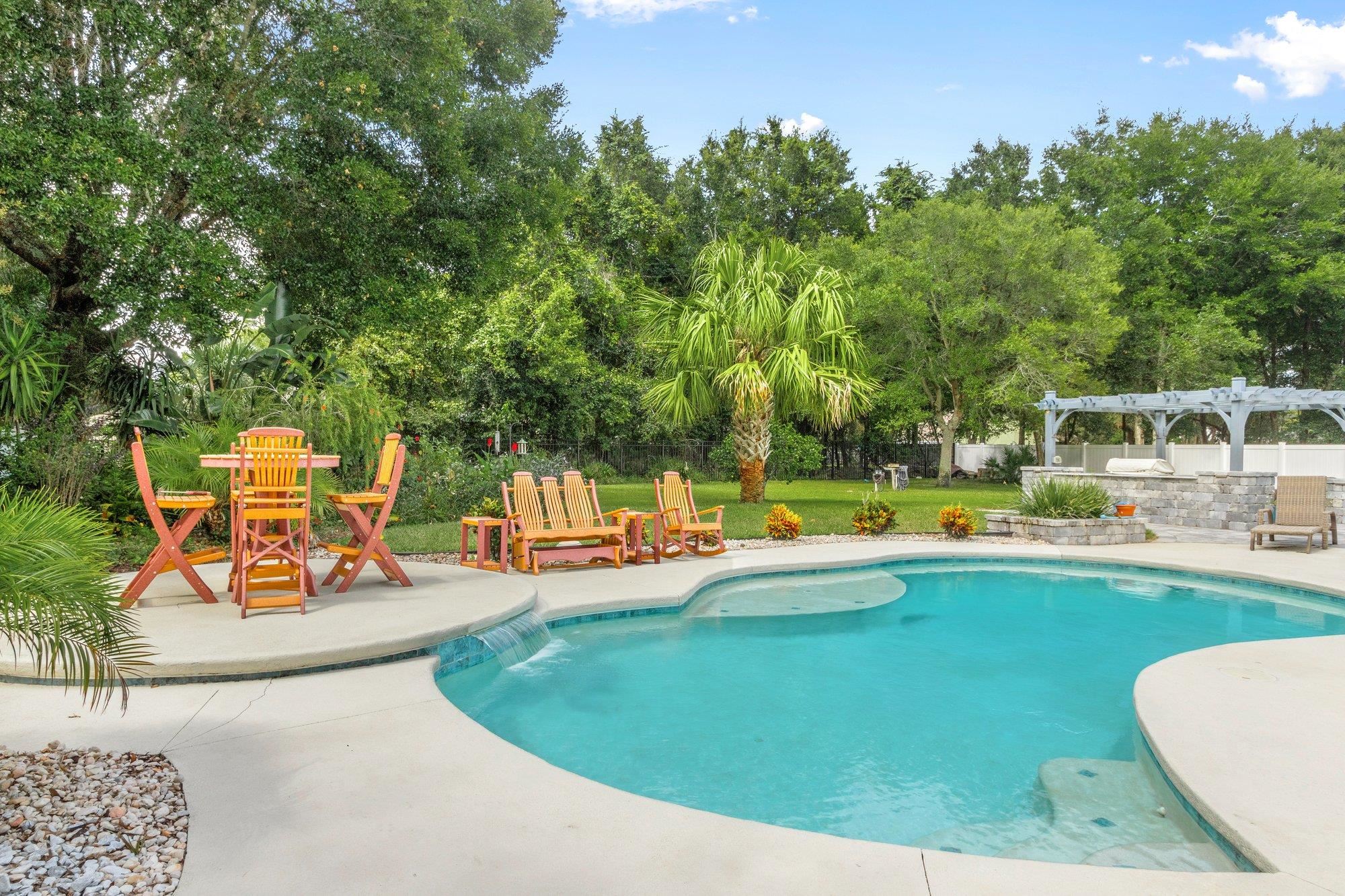 3432 Kings Road South St. Augustine, FL 32086 - Photo 12 of 47 a view of a swimming pool with a patio