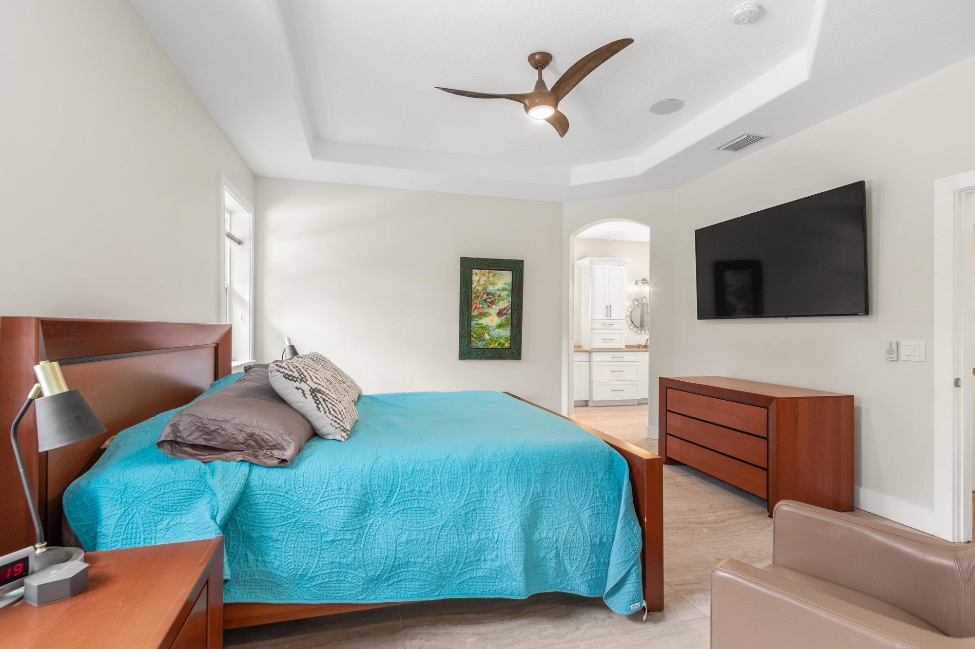 3432 Kings Road South St. Augustine, FL 32086 - Photo 22 of 47 a living room with furniture and a flat screen tv