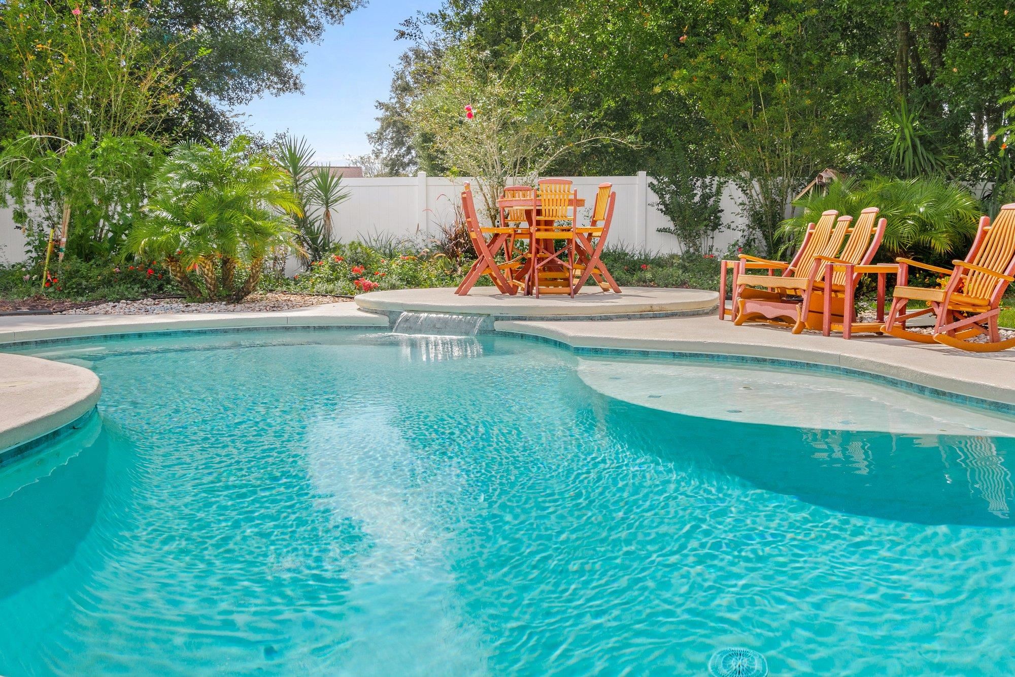 3432 Kings Road South St. Augustine, FL 32086 - Photo 40 of 47 a view of swimming pool with seating area