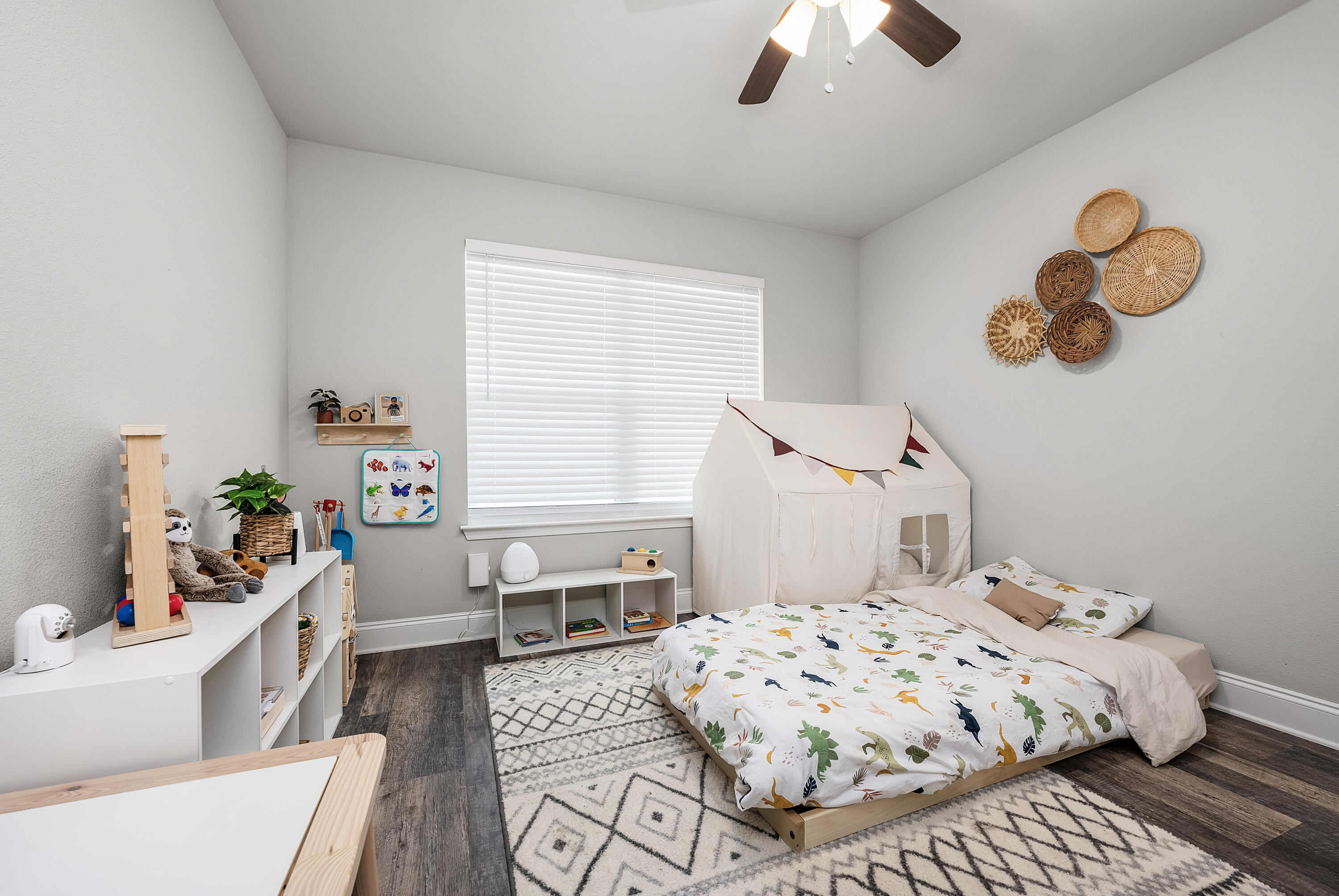 820 Hilltop Road Mary Esther, FL 32569 - Photo 13 of 47 a bedroom with a bed dresser and window