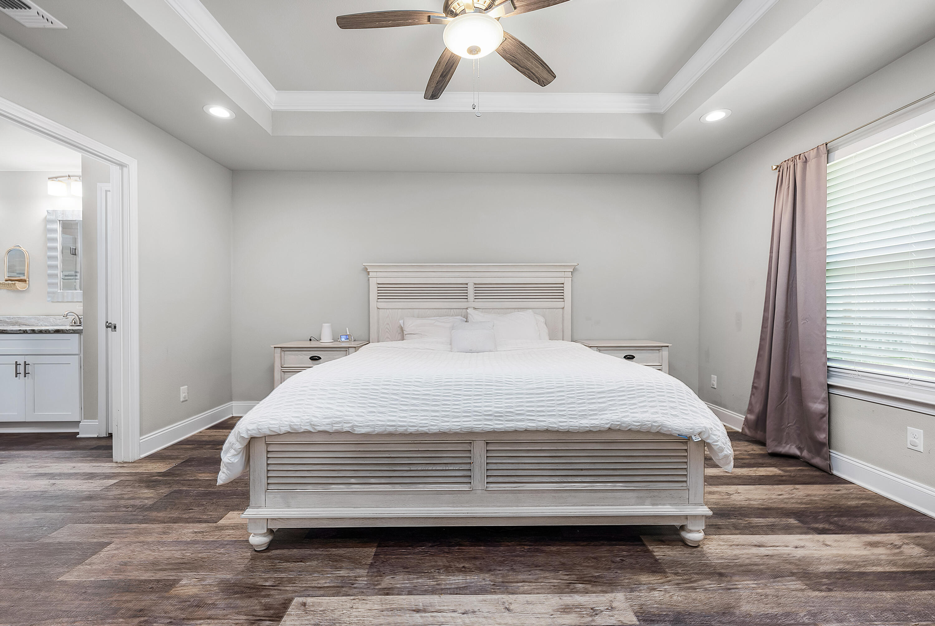 820 Hilltop Road Mary Esther, FL 32569 - Photo 30 of 47 a bedroom with a bed and window