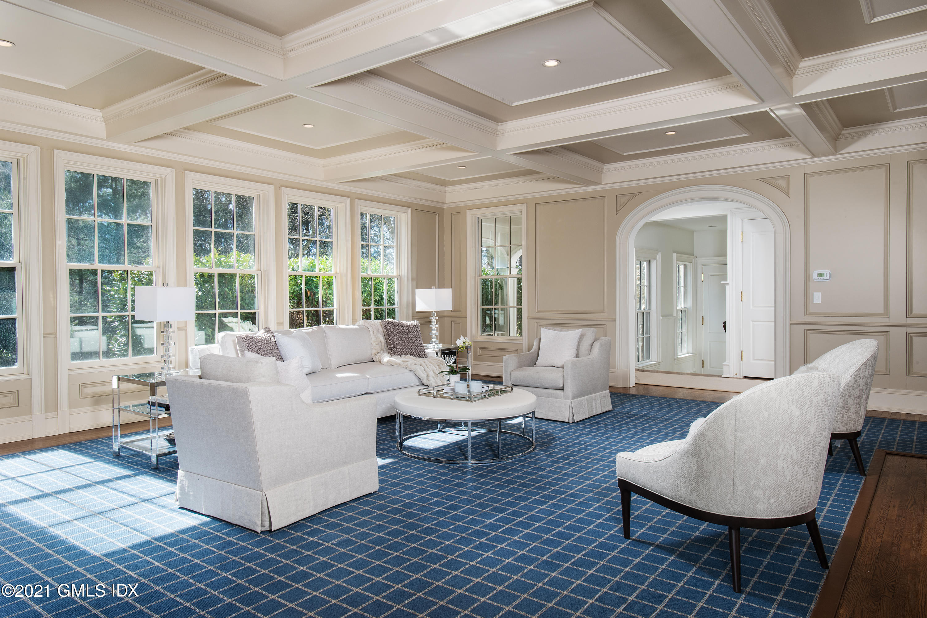 65 Clapboard Ridge Road Greenwich, CT 06830 - Photo 17 of 36 a living room with furniture and a large window