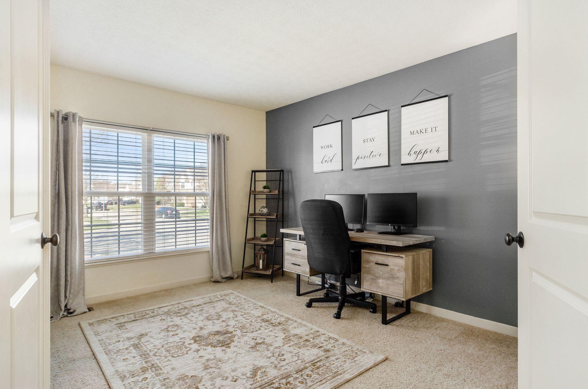 8243 Rodebaugh Road Reynoldsburg, OH 43068 - Photo 3 of 55 Private den/home office is located directly off of the front door!