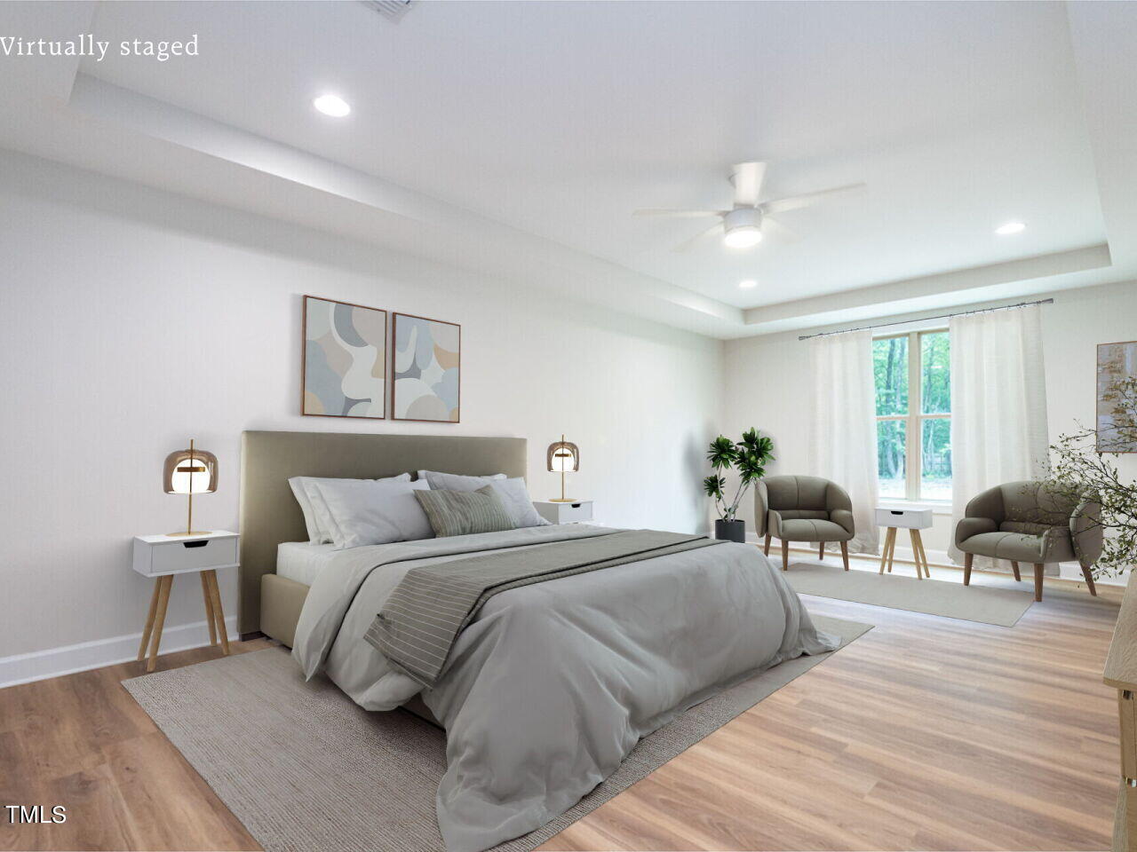 121 Inwood Forest Drive Raleigh, NC 27603 - Photo 21 of 55 Main Floor Primary Bedroom