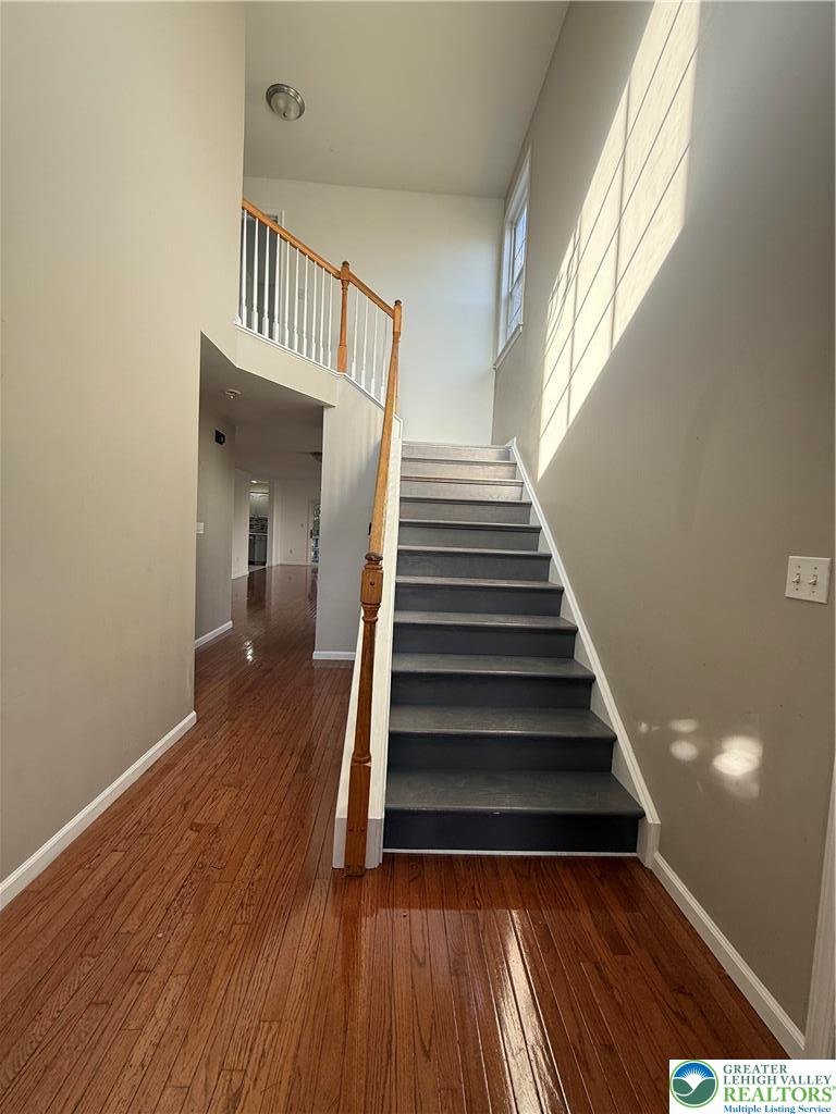 4141 Walter Road Bethlehem, PA 18020 - Photo 10 of 34 a view of entryway and hall with wooden floor