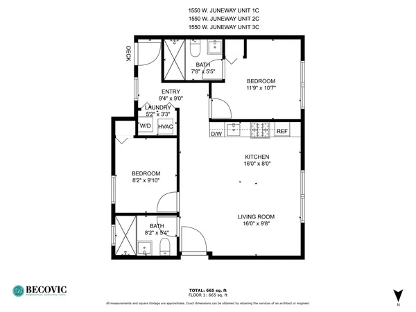 $2,200 | 1550 West Juneway Terrace, Unit 1C, Chicago, IL 60626