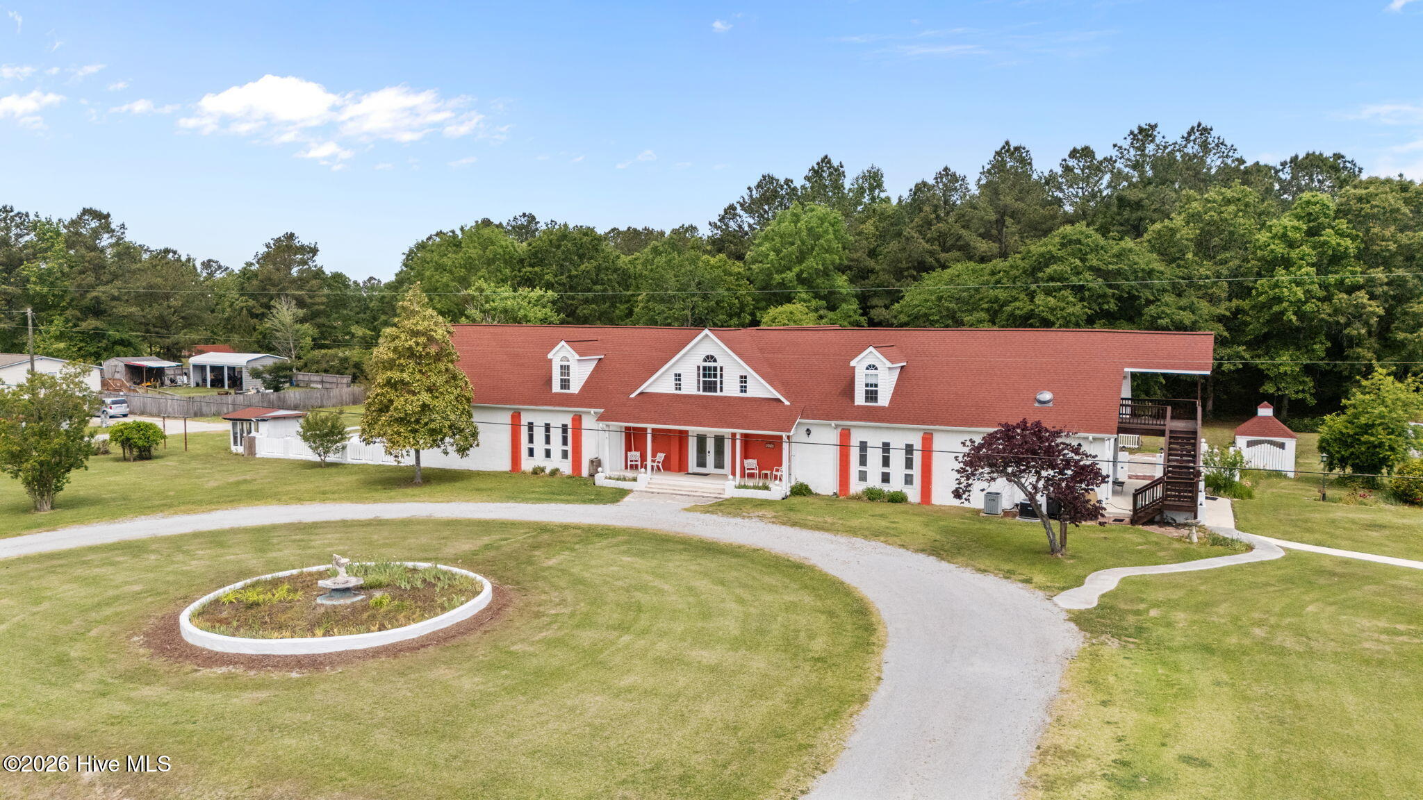 362 Lee's Chapel Road Pollocksville, NC 28573 - Photo 68 of 81 Arial East Front View