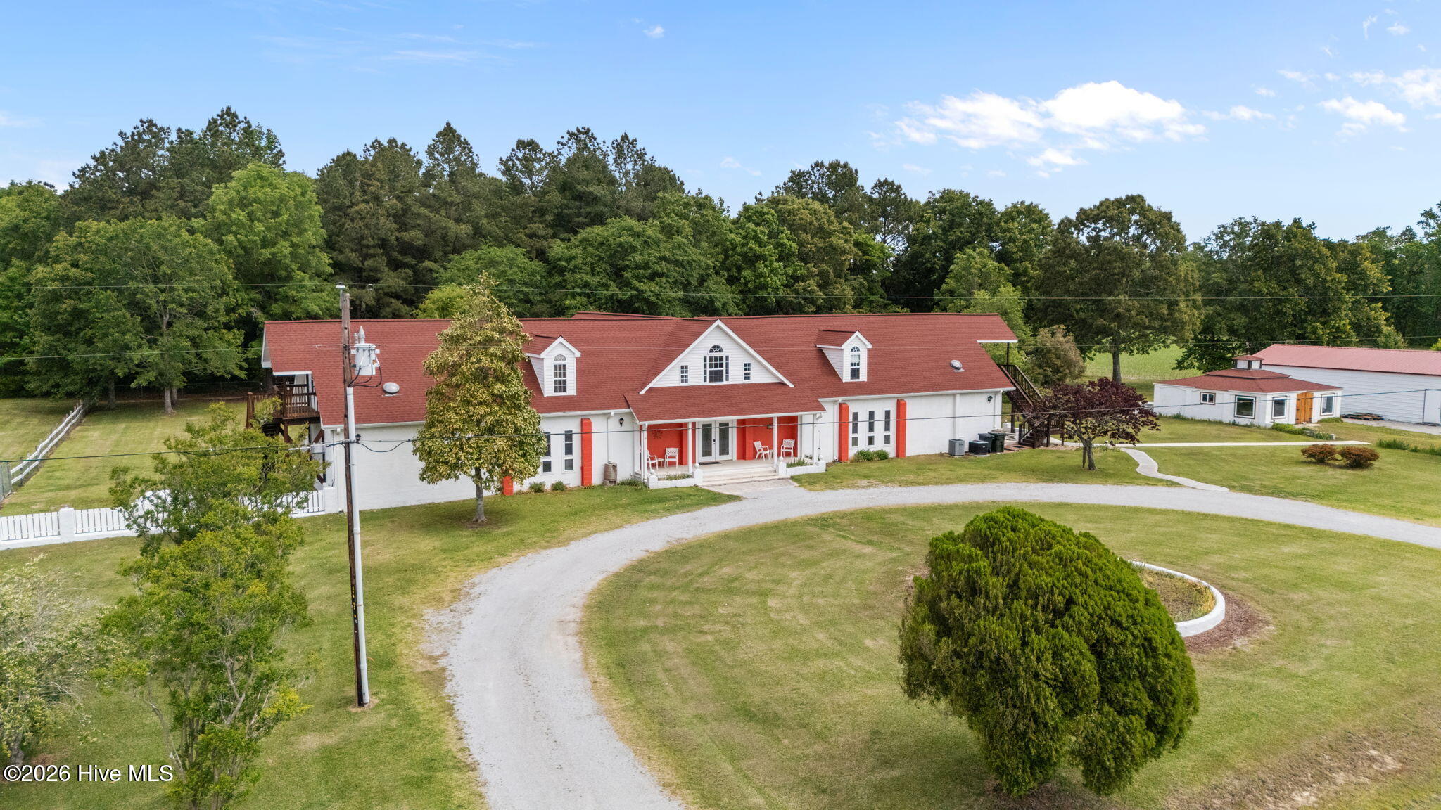 362 Lee's Chapel Road Pollocksville, NC 28573 - Photo 69 of 81 Arial West From View