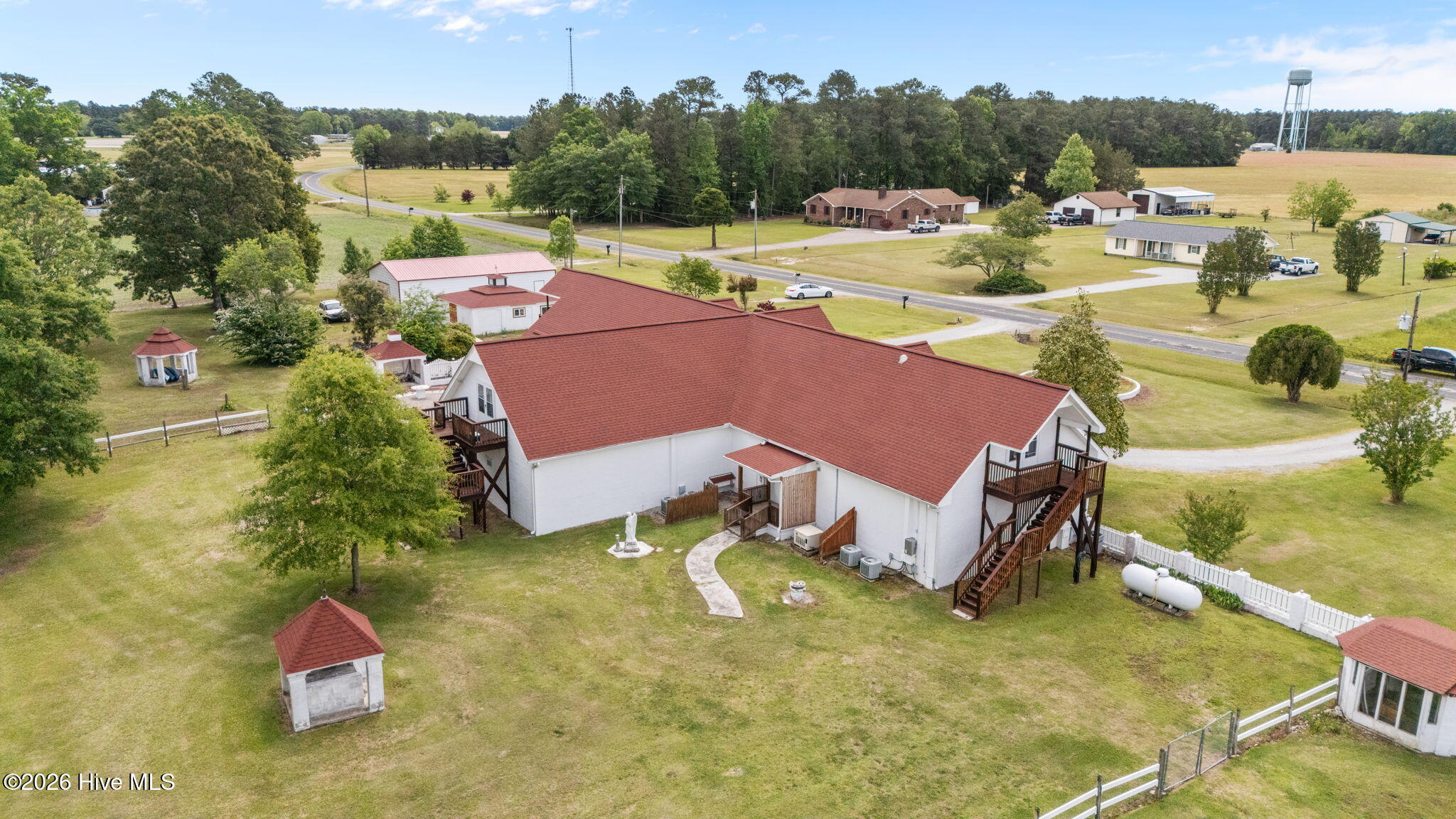362 Lee's Chapel Road Pollocksville, NC 28573 - Photo 71 of 81 Arial East Rear View