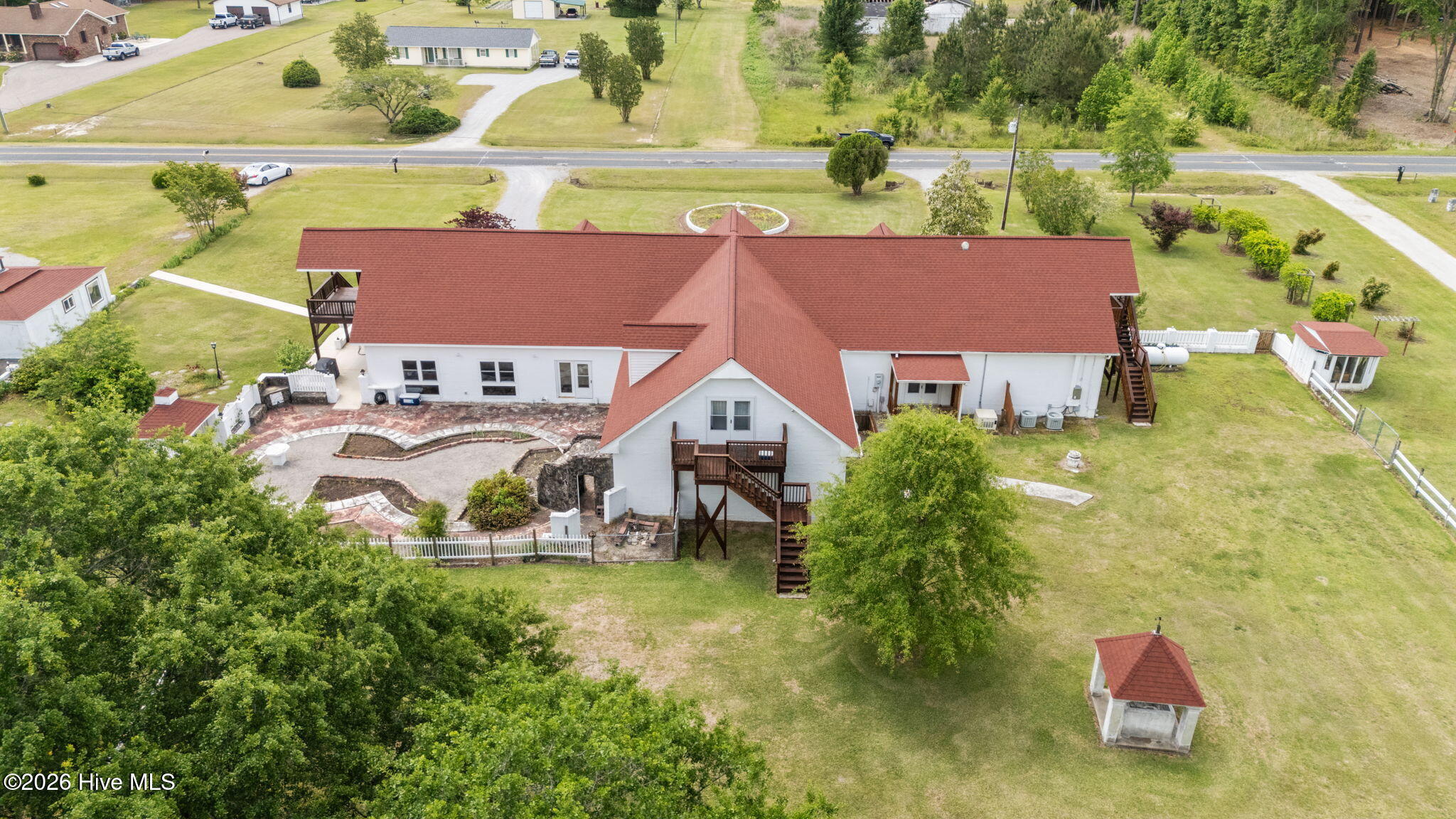 362 Lee's Chapel Road Pollocksville, NC 28573 - Photo 72 of 81 Arial North Rear View