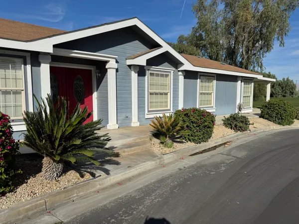 a view of a entryway door front of house