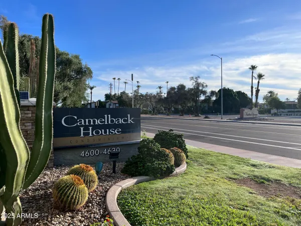 a view of a sign board with yard