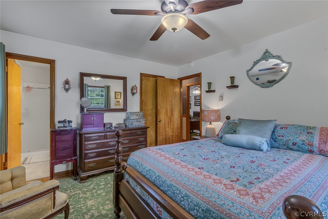 31 Bunker Hill Road Farnham, VA 22460 - Photo 25 of 47 a bedroom with a bed and wooden floor