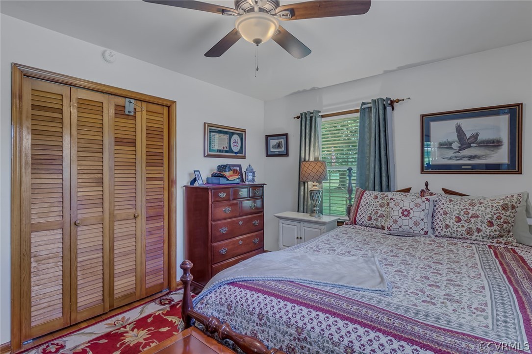 31 Bunker Hill Road Farnham, VA 22460 - Photo 27 of 47 a bedroom with a bed and a window