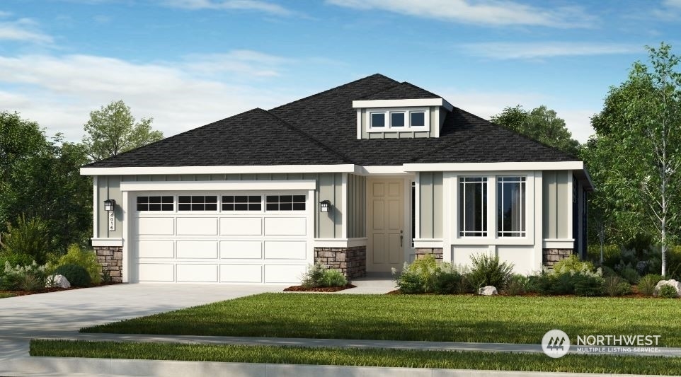 3003 Arrowroot Loop Southeast Lacey, WA 98513 - Photo 1 of 1 a front view of a house with a yard
