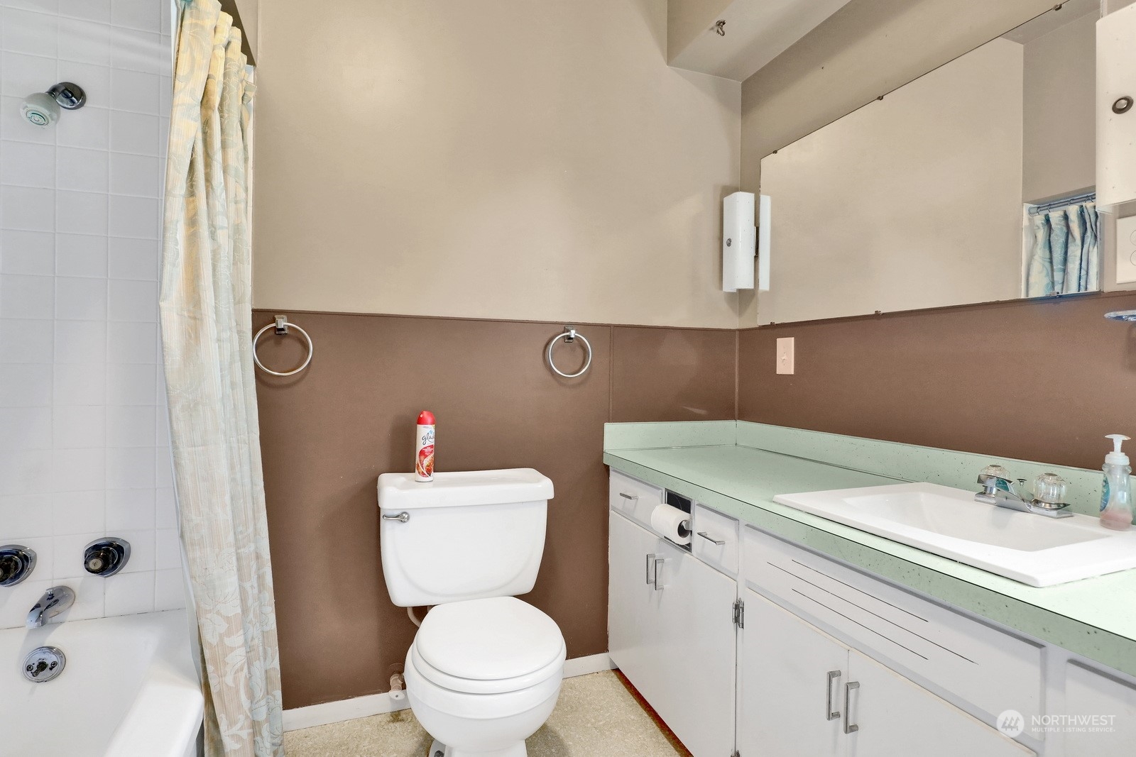 1705 Pangborn Road Lynden, WA 98264 - Photo 23 of 40 a bathroom with a sink a toilet and a mirror
