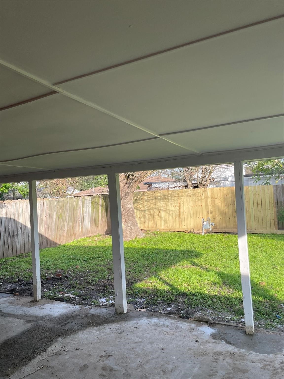 3902 Heatherbloom Drive Houston, TX 77045 - Photo 17 of 22 a view of a room with porch and outdoor space