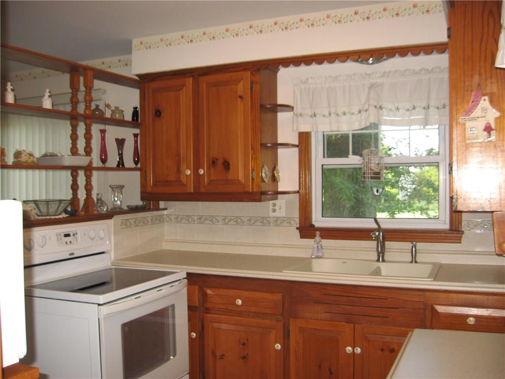 Corian Counter tops and ceramic back splash.