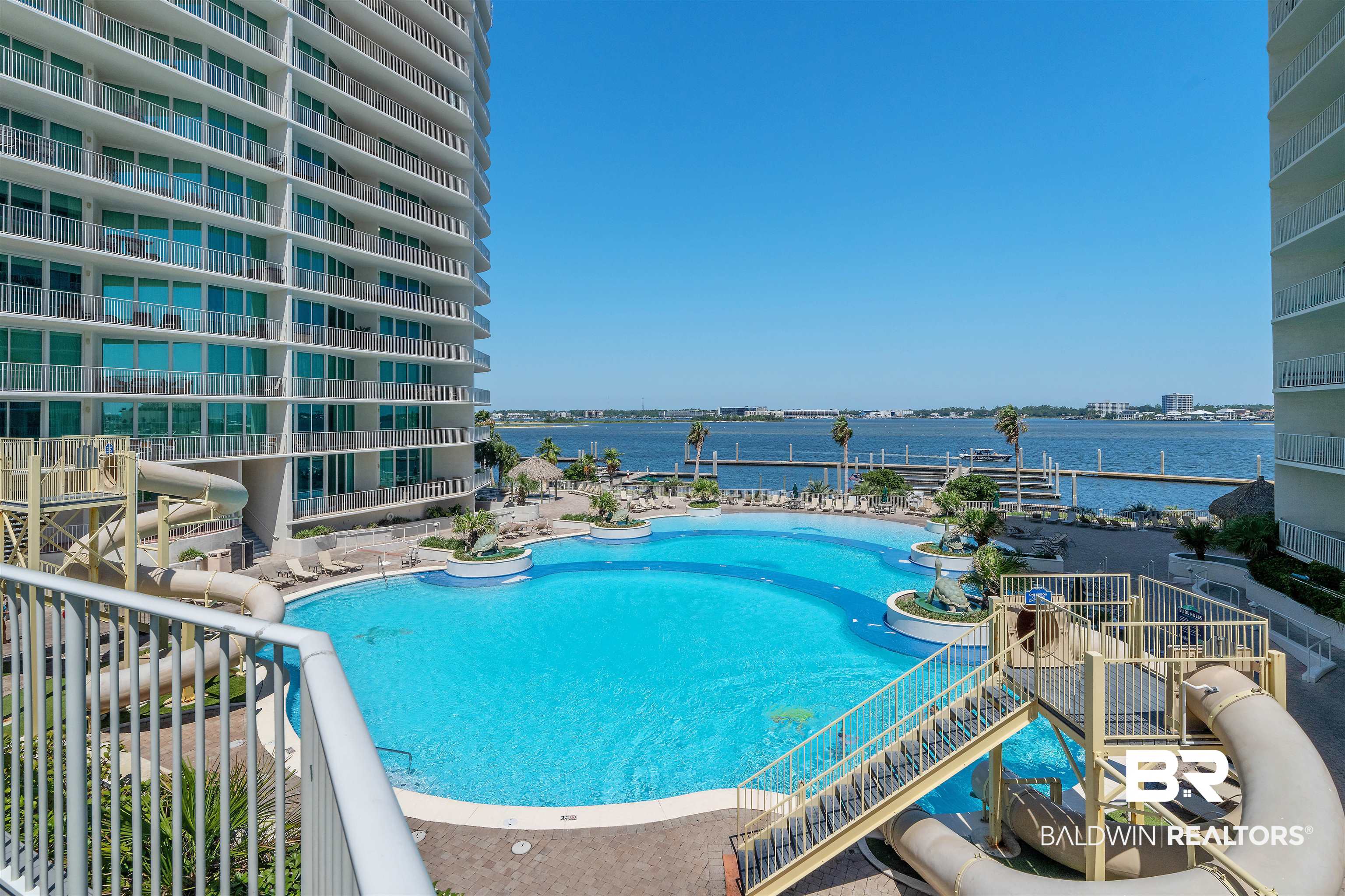 28107 Perdido Beach Boulevard, Unit DPH06 Orange Beach, AL 36561 - Photo 33 of 70 View of swimming pool featuring a water view
