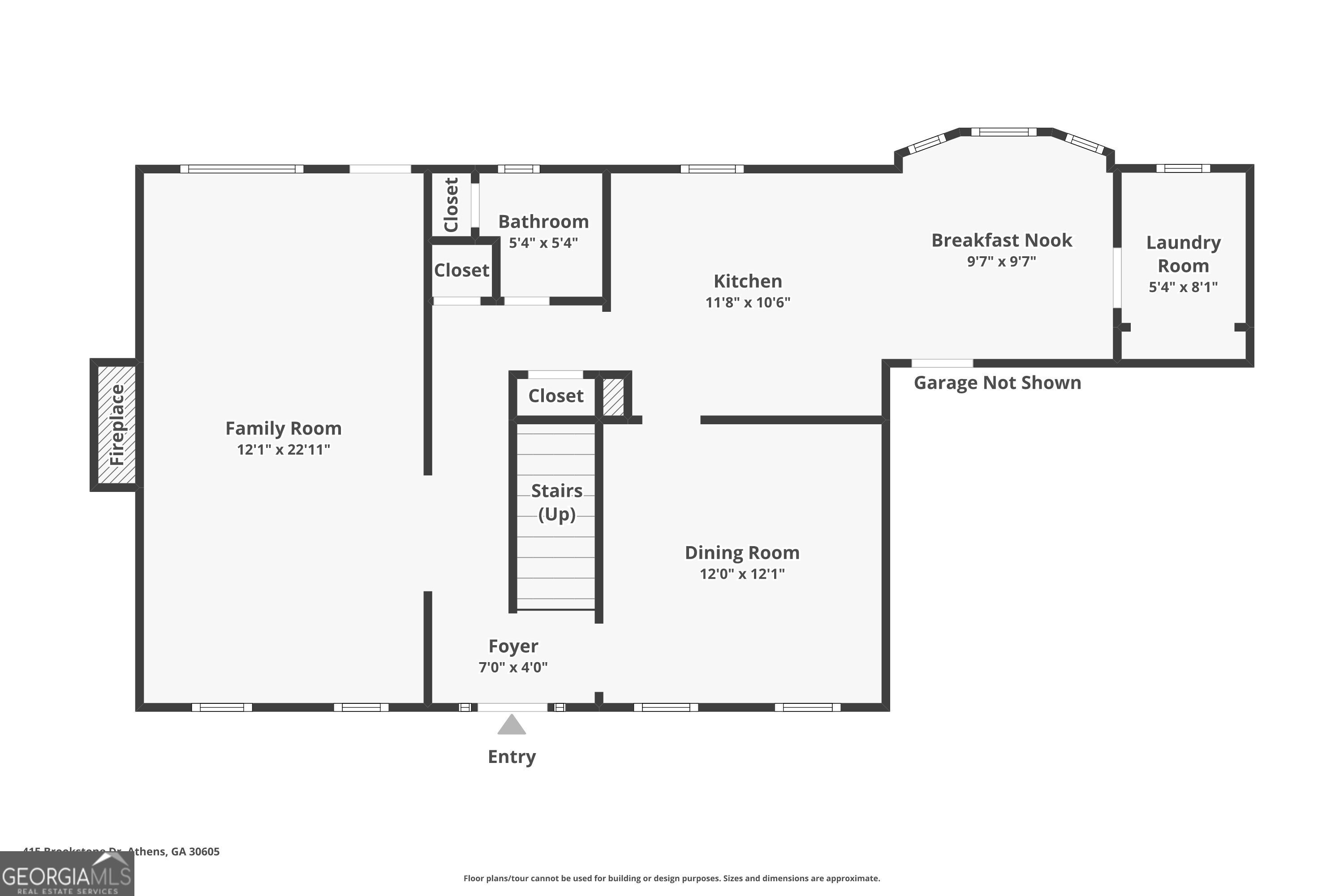 415 Brookstone Drive Athens, GA 30605 - Photo 52 of 55 a picture of a floor plan