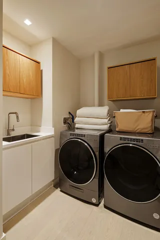 a view of water heater room