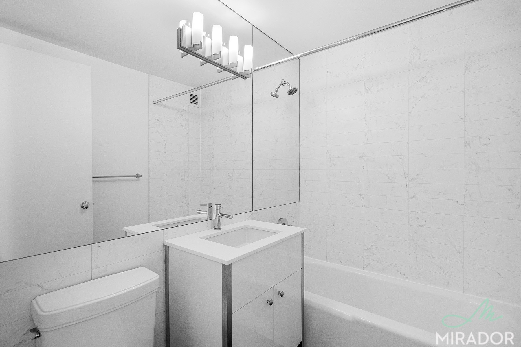 290 3rd Avenue, Unit 4C Manhattan, NY 10010 - Photo 11 of 27 a bathroom with a sink a toilet and shower