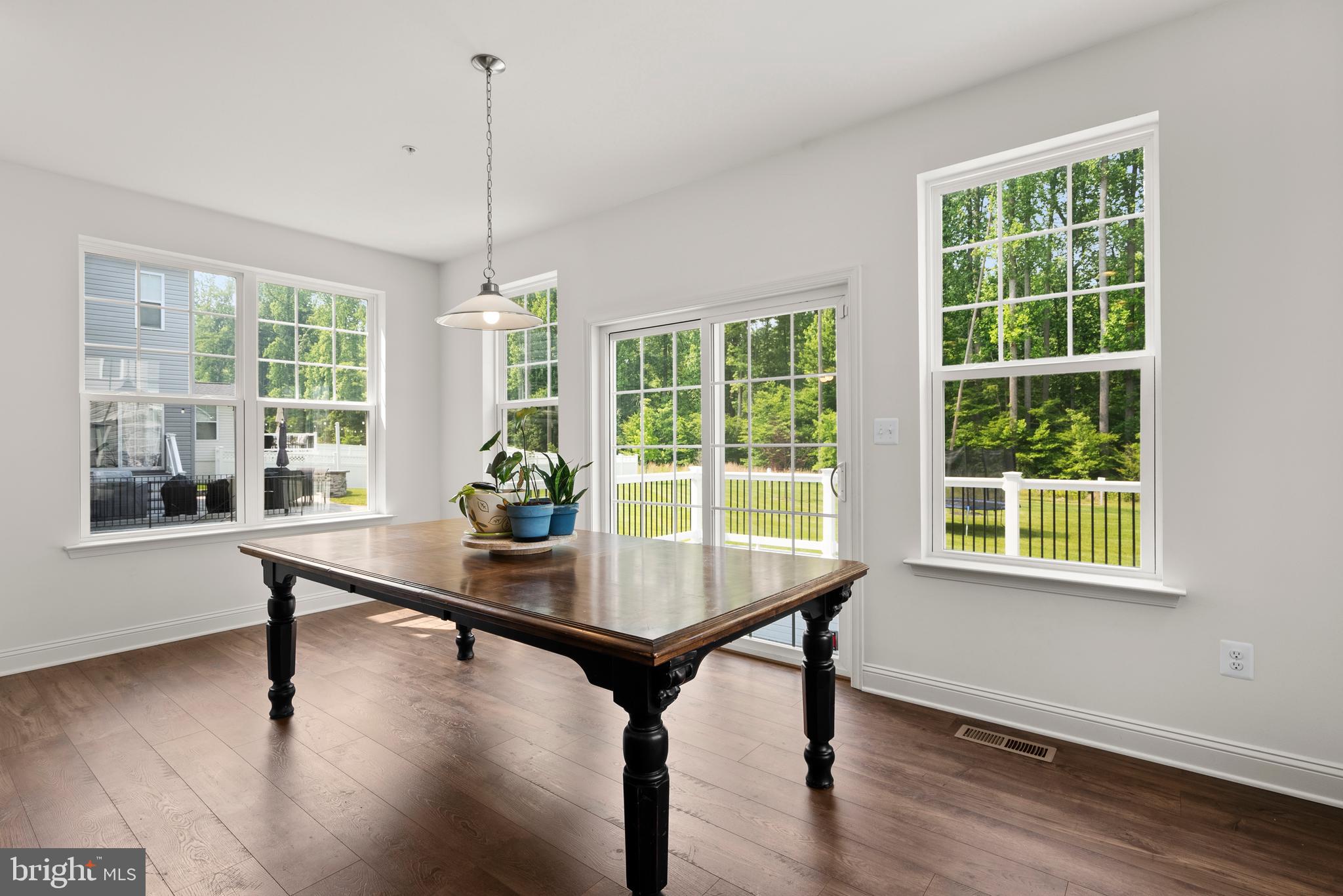11012 North Riding Road Upper Marlboro, MD 20772 - Photo 17 of 54 Breakfast Area (view to forest and deck)