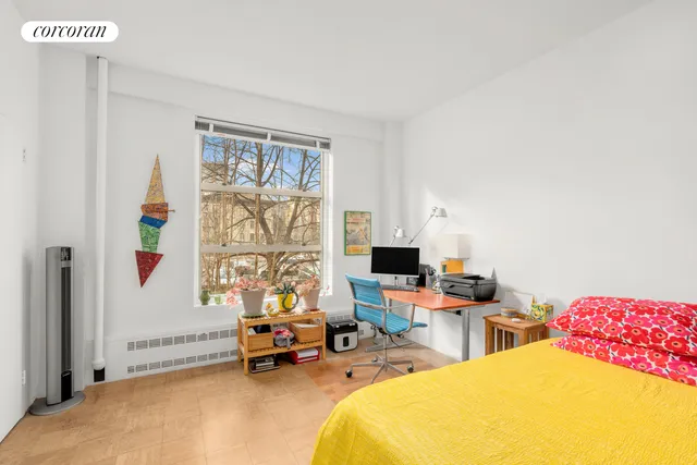 a view of a workspace with a window