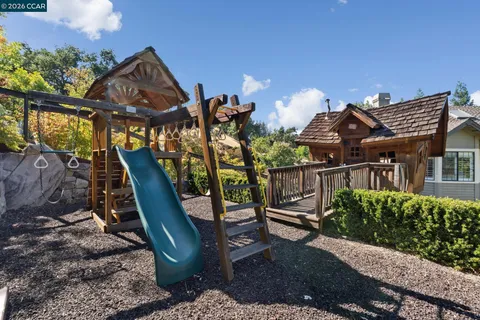 a view of a backyard with plants