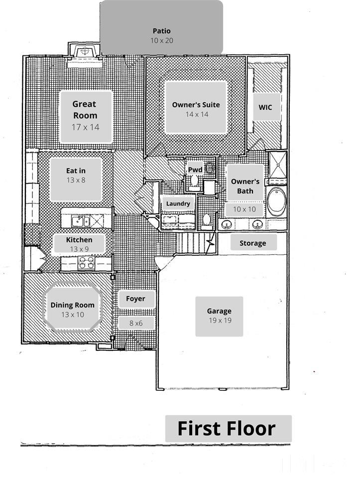 7718 Tori Trace Raleigh, NC 27613 - Photo 26 of 30 All first floor ceilings are at least 9 ft.