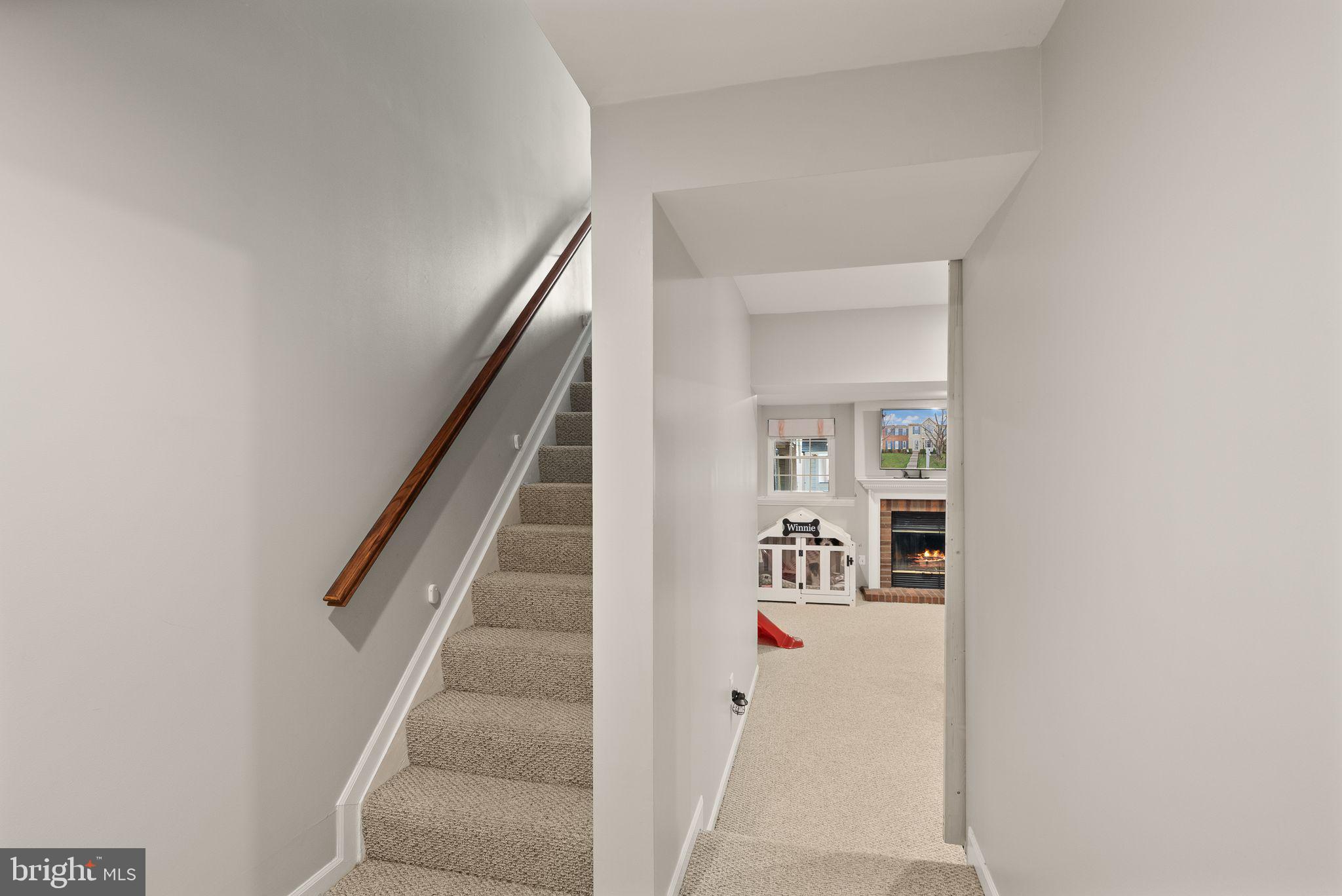 6020 Kestner Circle Alexandria, VA 22315 - Photo 31 of 59 a view of staircase with white walls