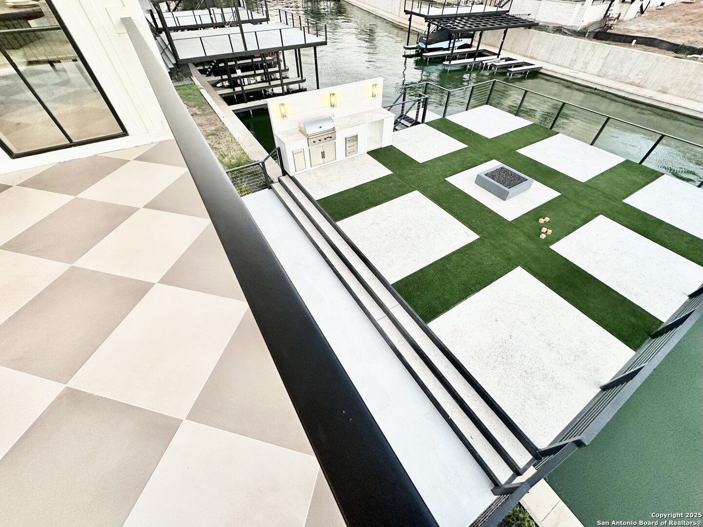 508 Lake Street Kingsland, TX 78639 - Photo 10 of 30 a view of a balcony dining table