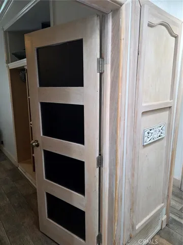 a view of walk in closet