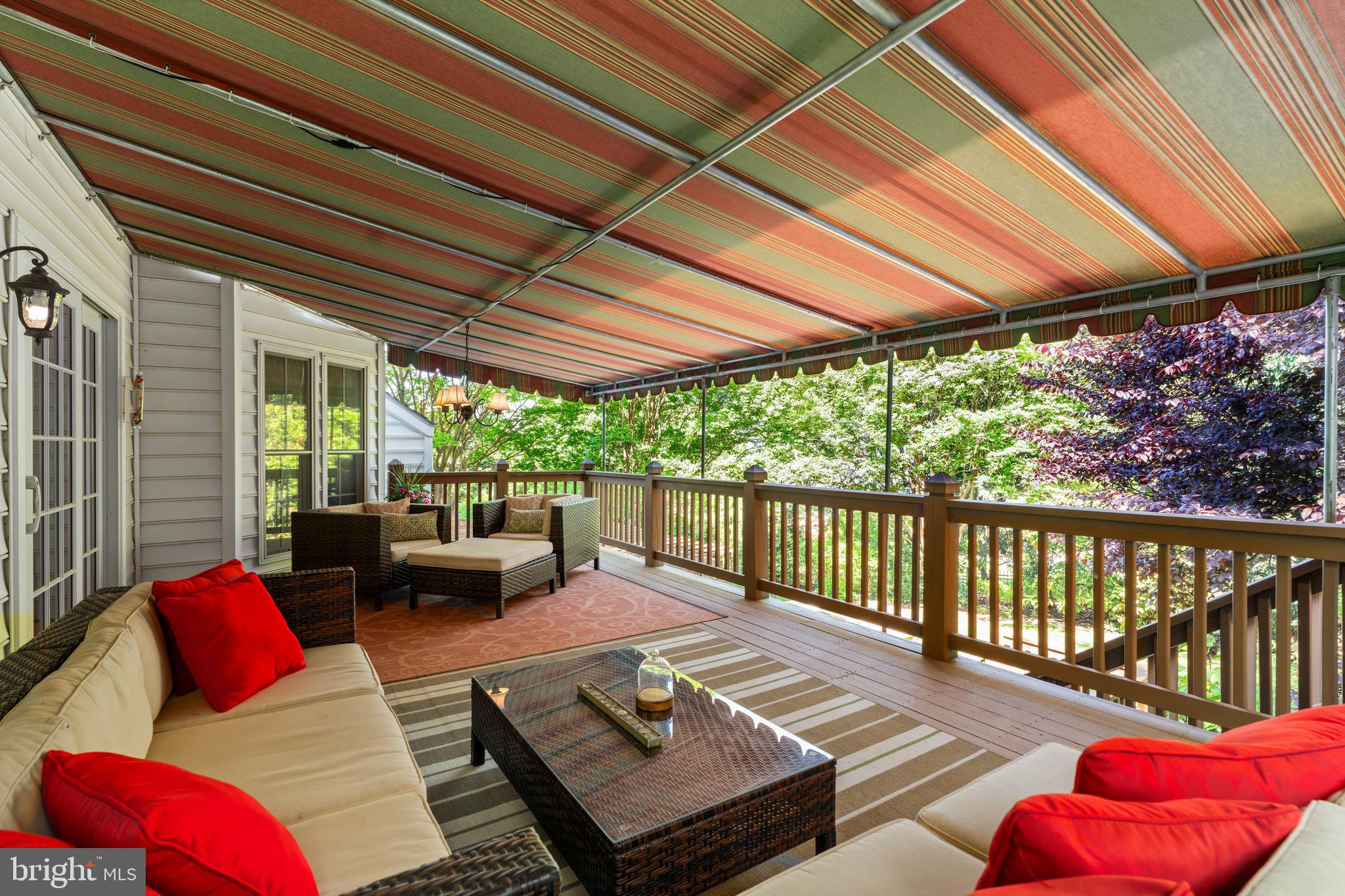 2006 Cranbourne Road Lutherville-Timonium, MD 21093 - Photo 61 of 89 Deck off of Kirchen with awning