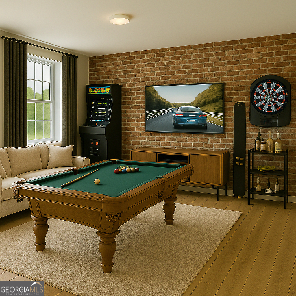 47 Shelby Court, Unit HOMESITE 28 Commerce, GA 30529 - Photo 9 of 17 a room with pool table and windows