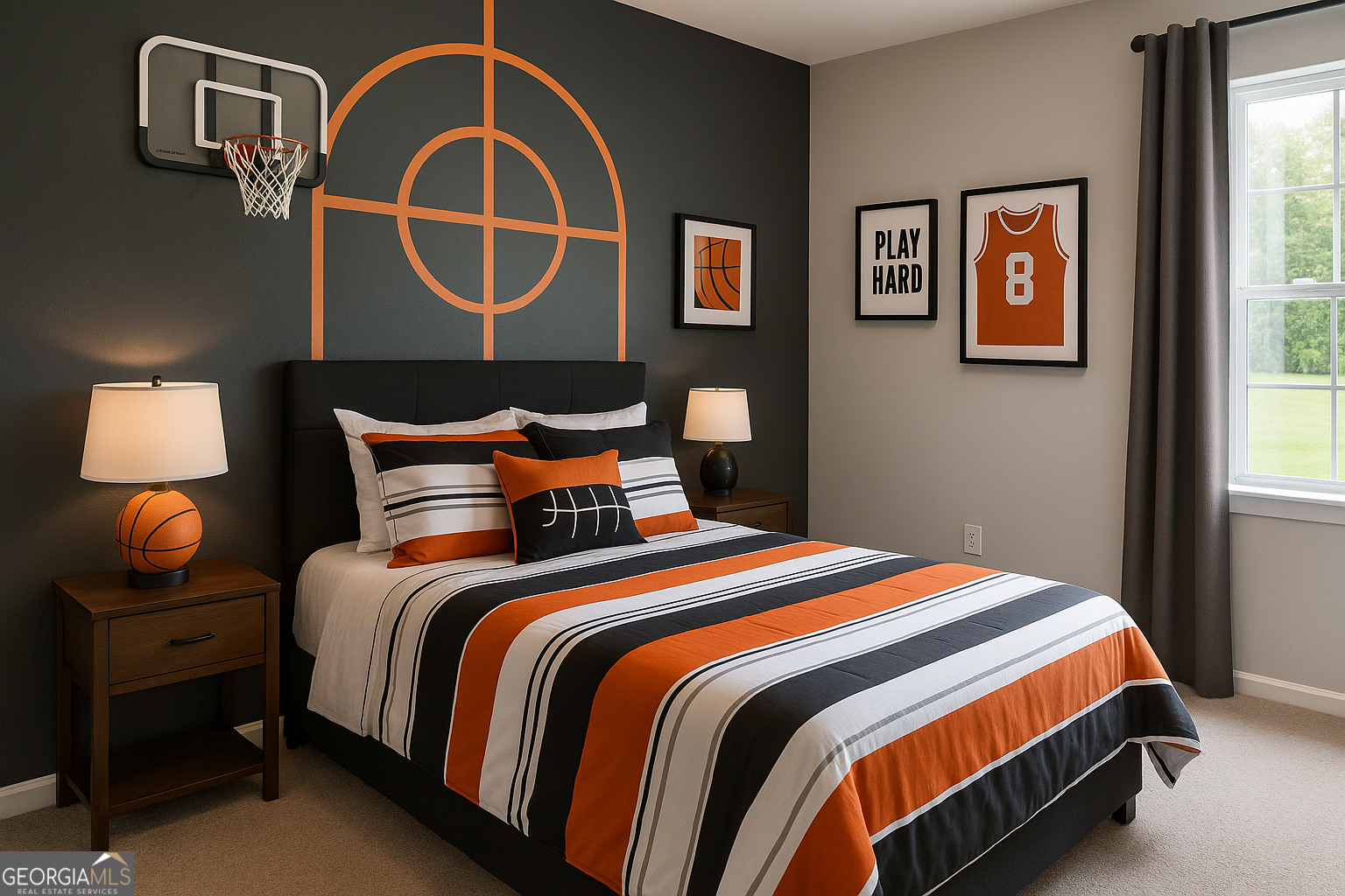 47 Shelby Court, Unit HOMESITE 28 Commerce, GA 30529 - Photo 10 of 17 a bedroom with a bed and lamp