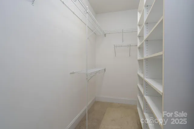 a view of walk in closet