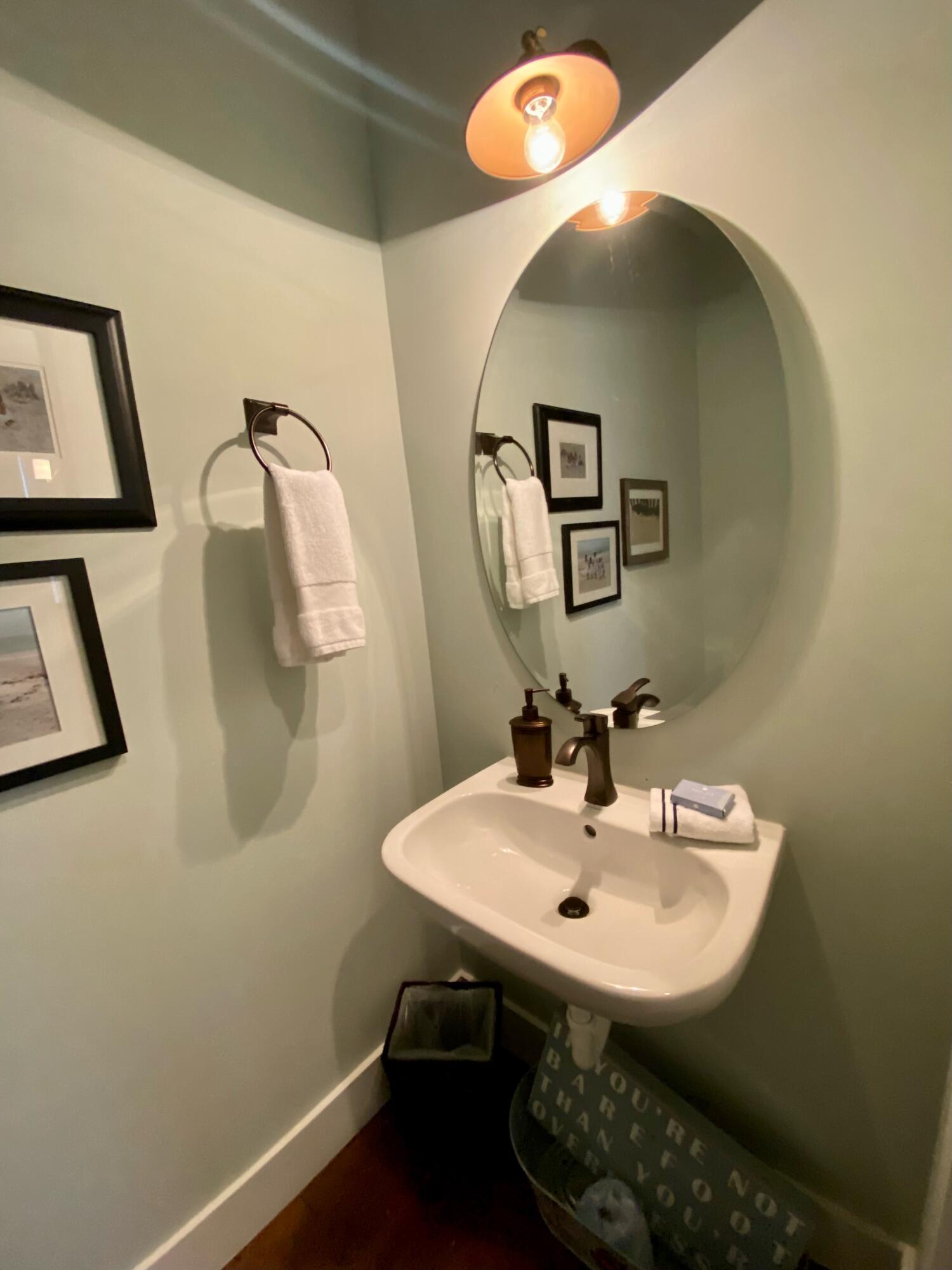55 Valdare Way Inlet Beach Inlet Beach, FL 32461 - Photo 15 of 21 a bathroom with a sink mirror and vanity