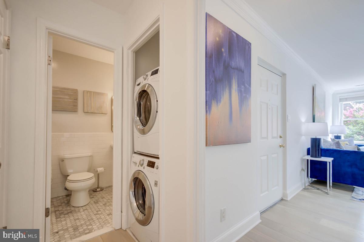 1201 O Street Northwest, Unit 2A Washington, DC 20005 - Photo 24 of 31 a bathroom with a toilet and a sink