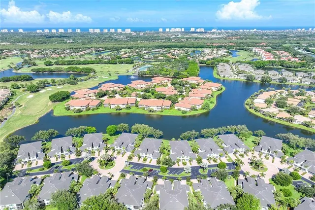 a view of a lake with an ocean