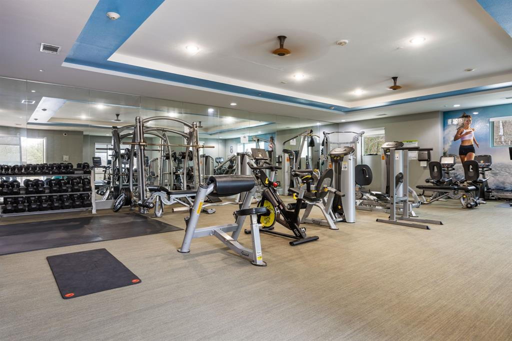 1900 Barton Springs Road, Unit 3013 Austin, TX 78704 - Photo 21 of 27 Well-appointed fitness center with a wide array of exercise equipment.