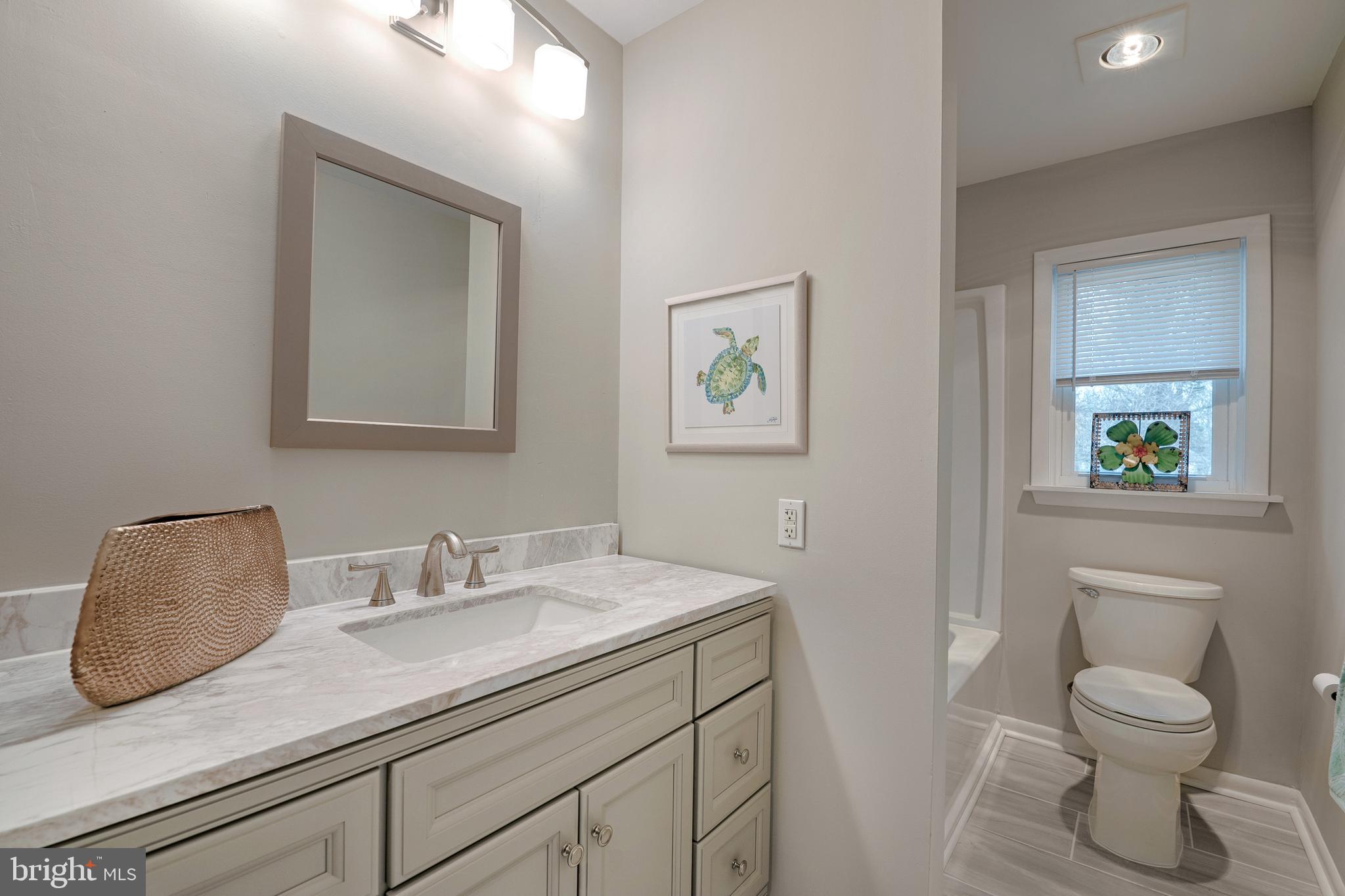 127 Darden Road Chestertown, MD 21620 - Photo 18 of 34 Gorgeous hall bath w/tiled floor, new everything