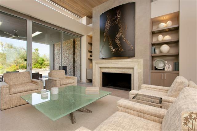 71172 La Paz Road Rancho Mirage, CA 92270 - Photo 7 of 51 a living room with furniture and a fireplace