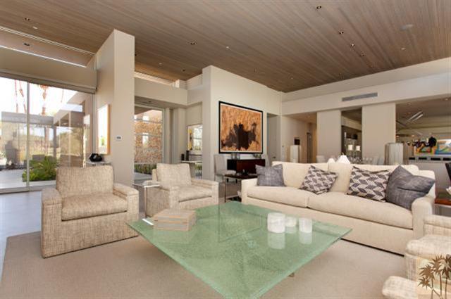 71172 La Paz Road Rancho Mirage, CA 92270 - Photo 10 of 51 a living room with fireplace furniture and a large window