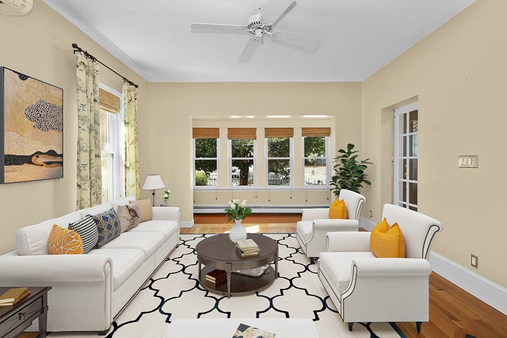 339 Winthrop Street Winthrop, MA 02152 - Photo 5 of 42 a living room with furniture and a large window