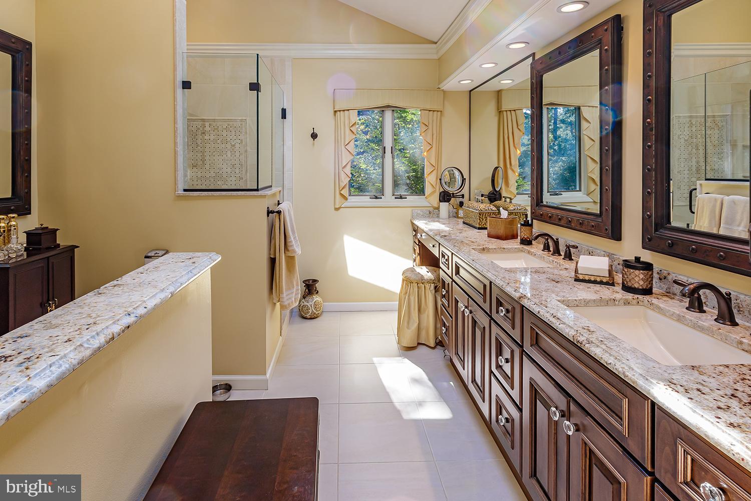 117 Stokes Road Medford Lakes, NJ 08055 - Photo 19 of 72 Master bath with double vanity and sky light