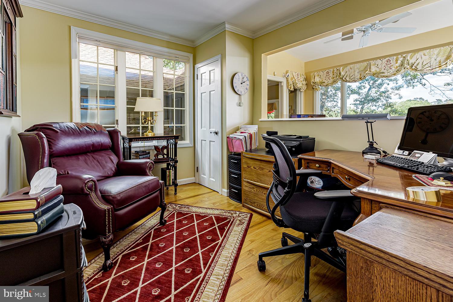 117 Stokes Road Medford Lakes, NJ 08055 - Photo 40 of 72 Main floor office with water views