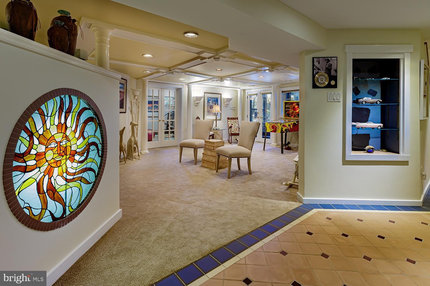 117 Stokes Road Medford Lakes, NJ 08055 - Photo 44 of 72 Lower level game room with doors to lake