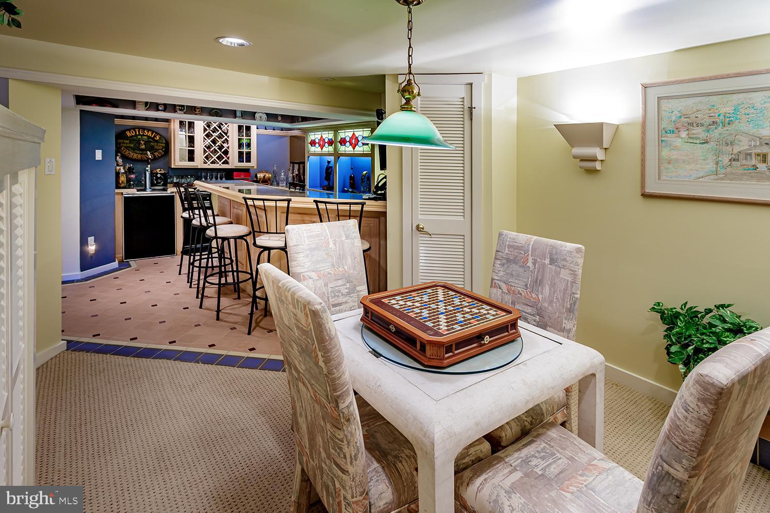 117 Stokes Road Medford Lakes, NJ 08055 - Photo 46 of 72 Sitting area off of the bar with custom built ins