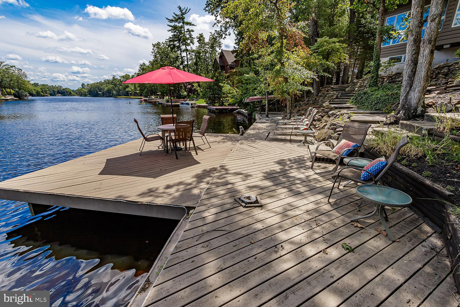 117 Stokes Road Medford Lakes, NJ 08055 - Photo 51 of 72 Dock and deck on the water